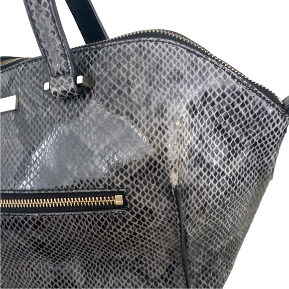 KATE SPADE New York Parliament Snake Print Top Handle with Crossbody Strap - Picture 6 of 11